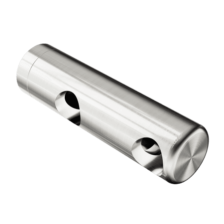 Mecca Care Make Your Own 25mm Grab Rail Double Towel Bracket Right Brushed Nickel (NR5390422BN)