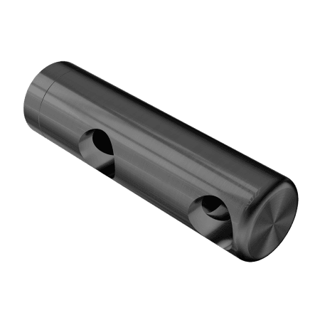 Mecca Care Make Your Own 25mm Grab Rail Double Towel Bracket Right Gun Metal (NR5390422GM)