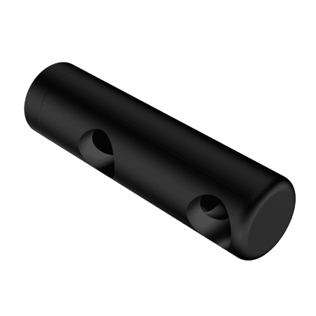 Mecca Care Make Your Own 25mm Grab Rail Double Towel Bracket Right Matte Black (NR5390422MB)