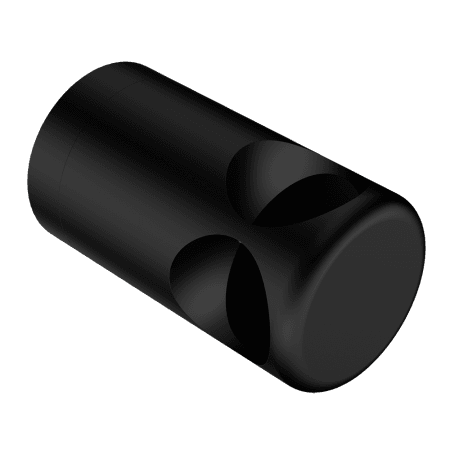 Mecca Care Make Your Own 32mm Grab Rail 90 Degree Bracket Matte Black (NR5390428MB)