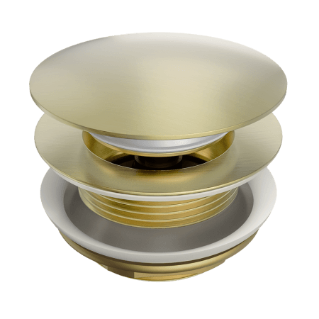 Short Pop Up Bath Waste 40mm Without Overflow Brushed Gold (NRA709BG)