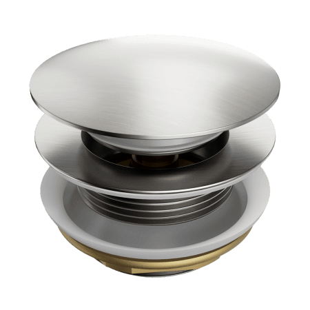Short Pop Up Bath Waste 40mm Without Overflow Brushed Nickel (NRA709BN)