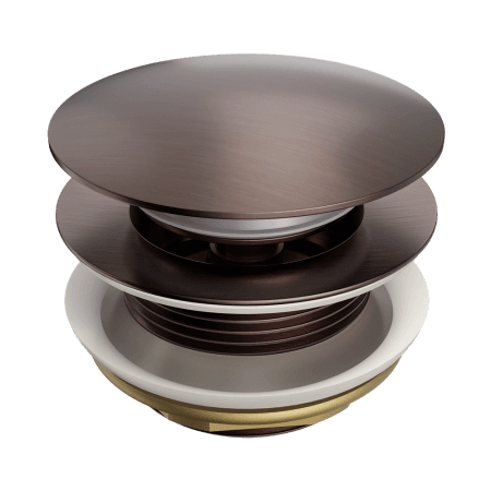 Short Pop Up Bath Waste 40mm Without Overflow Brushed Bronze (NRA709BZ)
