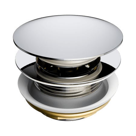 Short Pop Up Bath Waste 40mm Without Overflow Chrome (NRA709CH)