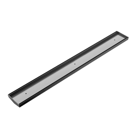Tile Insert V Channel Floor Grate 80/89mm Outlet Without Outlet And Hole Saw Gun Metal (NRFG001GM)
