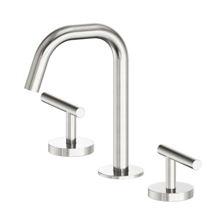 Mecca Lever Basin Set Edge Spout Brushed Nickel (25D001BN)