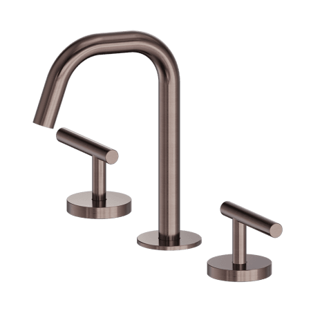 Mecca Lever Basin Set Edge Spout Brushed Bronze (25D001BZ)