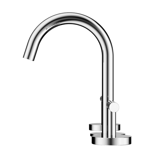 Mecca Lever Basin Set Arc Spout Chrome (25D002CH)