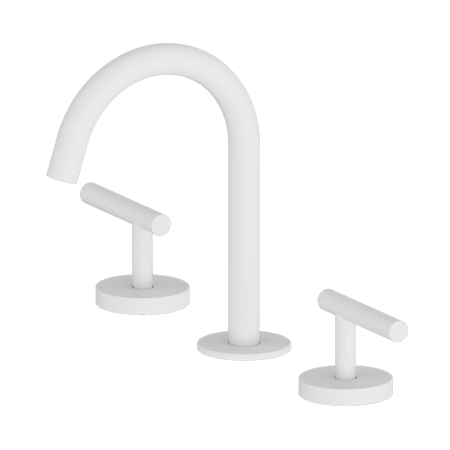 Mecca Lever Basin Set Arc Spout Matte White (25D002MW)