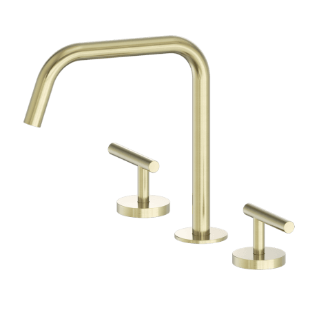 Mecca Lever Bath/Kitchen Set Edge Spout II Brushed Gold (25D003BG)
