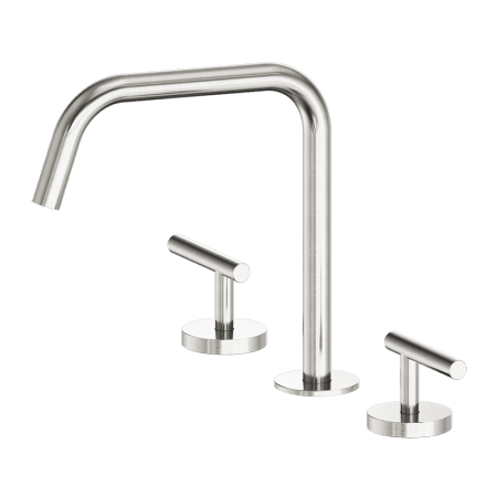 Mecca Lever Bath/Kitchen Set Edge Spout II Brushed Nickel (25D003BN)