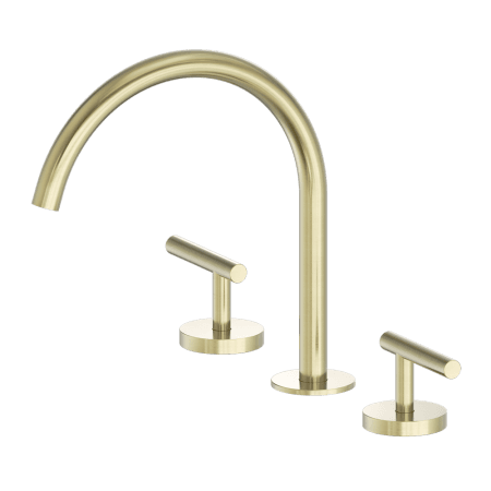 Mecca Lever Bath/Kitchen Set Arc Spout Brushed Gold (25D004BG)