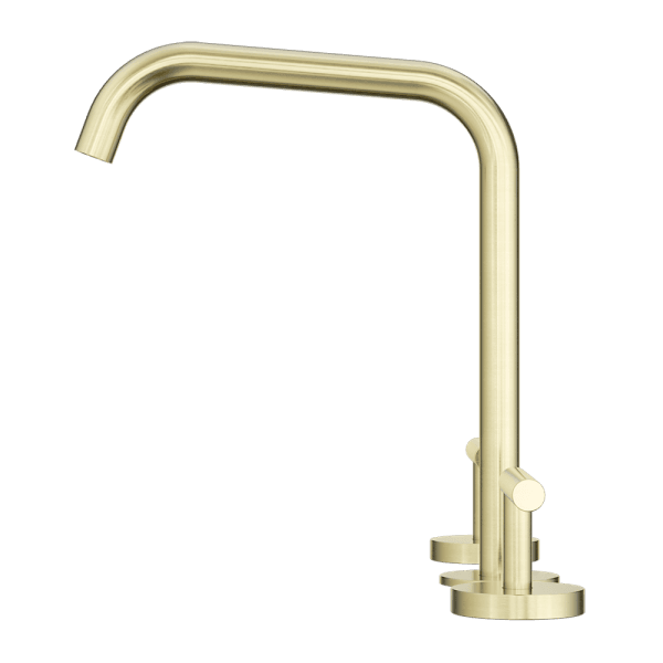 Mecca Lever Bath/Kitchen Set Edge Spout Brushed Gold (25D005BG)