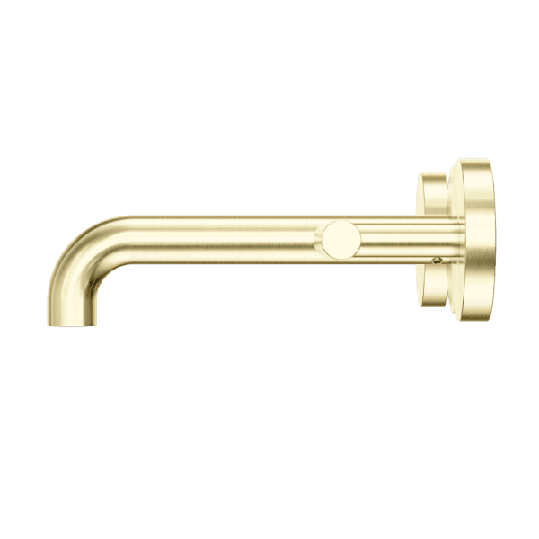 Mecca Lever Wall Basin/Bath Set 160mm Spout Brushed Gold (25D006BG)