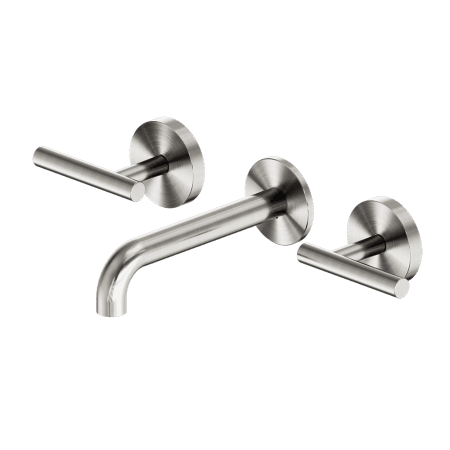 Mecca Lever Wall Basin/Bath Set 160mm Spout Brushed Nickel (25D006BN)