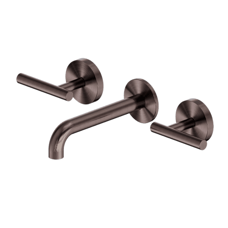 Mecca Lever Wall Basin/Bath Set 160mm Spout Brushed Bronze (25D006BZ)