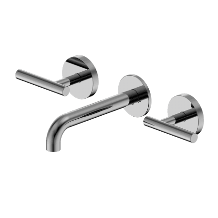 Mecca Lever Wall Basin/Bath Set 160mm Spout Chrome (25D006CH)