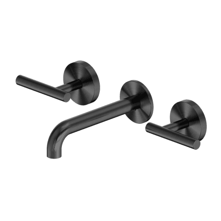 Mecca Lever Wall Basin/Bath Set 160mm Spout Gun Metal (25D006GM)