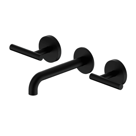 Mecca Lever Wall Basin/Bath Set 160mm Spout Matte Black (25D006MB)