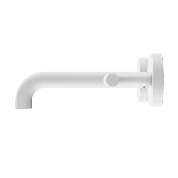 Mecca Lever Wall Basin/Bath Set 160mm Spout Matte White (25D006MW)