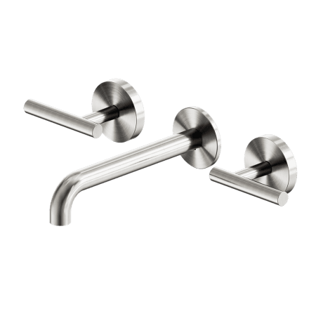 Mecca Lever Wall Basin/Bath Set 185mm Spout Brushed Nickel (25D007BN)