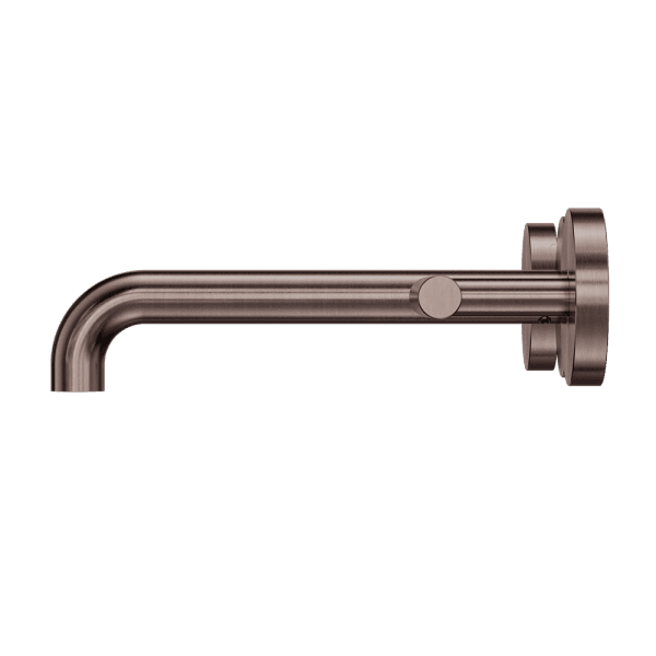 Mecca Lever Wall Basin/Bath Set 185mm Spout Brushed Bronze (25D007BZ)