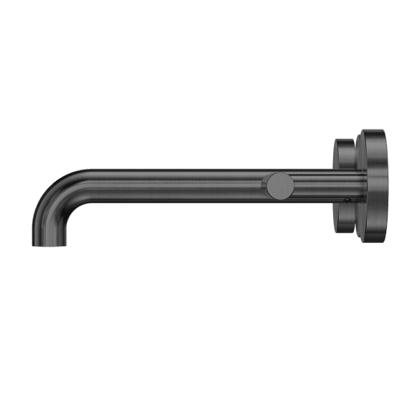 Mecca Lever Wall Basin/Bath Set 185mm Spout Gun Metal (25D007GM)