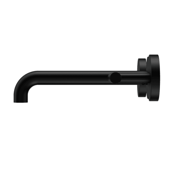 Mecca Lever Wall Basin/Bath Set 185mm Spout Matte Black (25D007MB)