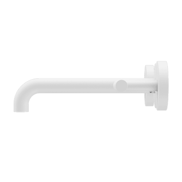 Mecca Lever Wall Basin/Bath Set 185mm Spout Matte White (25D007MW)