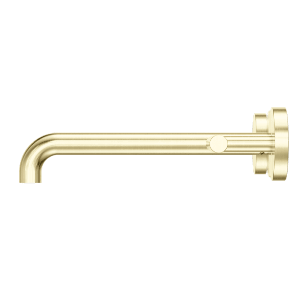Mecca Lever Wall Basin/Bath Set 220mm Spout Brushed Gold (25D008BG)