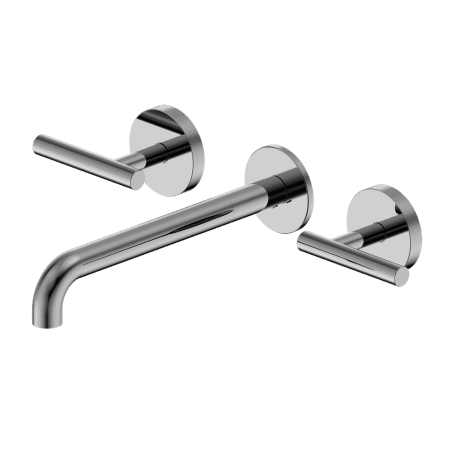Mecca Lever Wall Basin/Bath Set 220mm Spout Chrome (25D008CH)