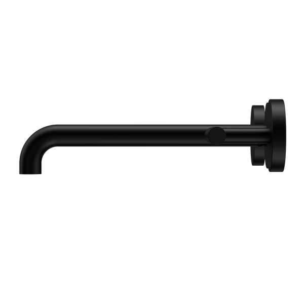 Mecca Lever Wall Basin/Bath Set 220mm Spout Matte Black (25D008MB)