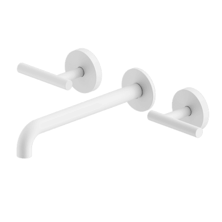 Mecca Lever Wall Basin/Bath Set 220mm Spout Matte White (25D008MW)