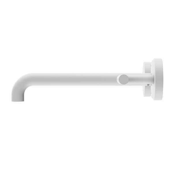 Mecca Lever Wall Basin/Bath Set 220mm Spout Matte White (25D008MW)