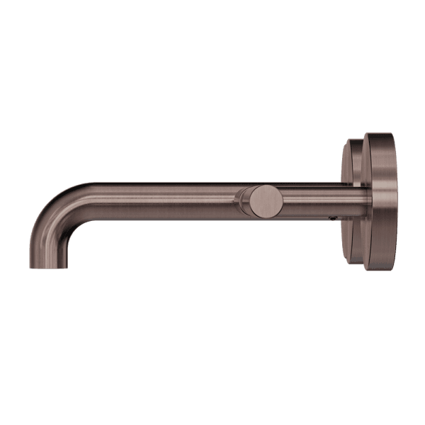 Mecca Lever Wall Basin/Bath Set 160mm Offset Spout Brushed Bronze (25D009BZ)