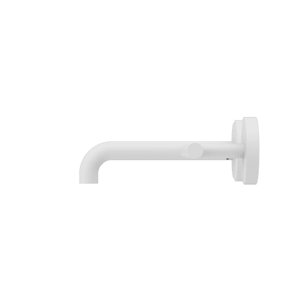 Mecca Lever Wall Basin/Bath Set 160mm Offset Spout Matte White (25D009MW)