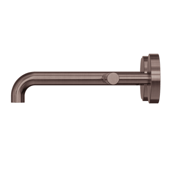 Mecca Lever Wall Basin/Bath Set 185mm Offset Spout Brushed Bronze (25D010BZ)
