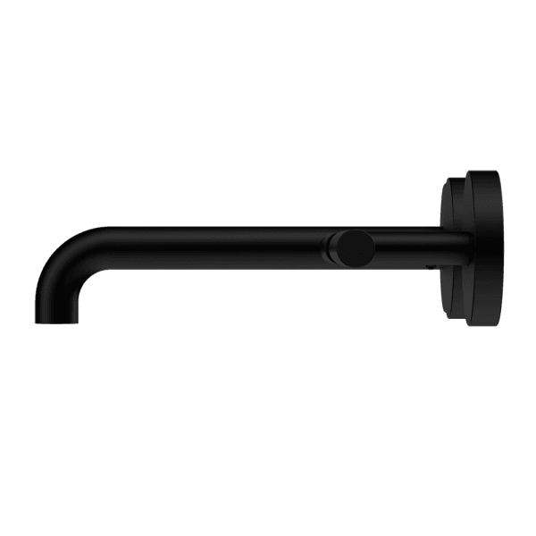 Mecca Lever Wall Basin/Bath Set 185mm Offset Spout Matte Black (25D010MB)