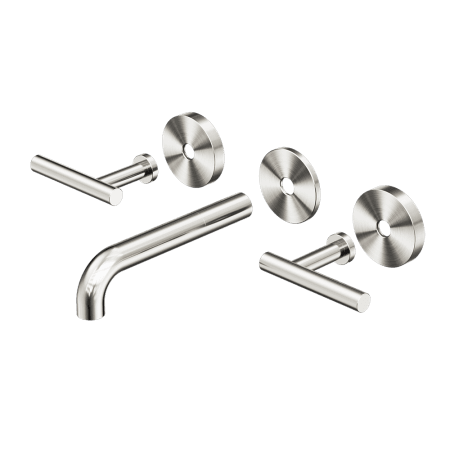 Mecca Lever Wall Basin/Bath Set 160mm Spout Trim kits Only Brushed Nickel (25D019BN)
