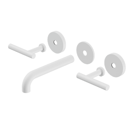 Mecca Lever Wall Basin/Bath Set 160mm Spout Trim kits Only Matte White (25D019MW)