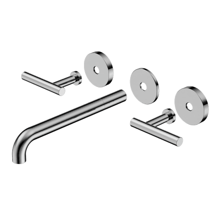 Mecca Lever Wall Basin/Bath Set 220mm Spout Trim kits Only Chrome (25D021CH)