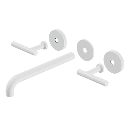 Mecca Lever Wall Basin/Bath Set 220mm Spout Trim kits Only Matte White (25D021MW)