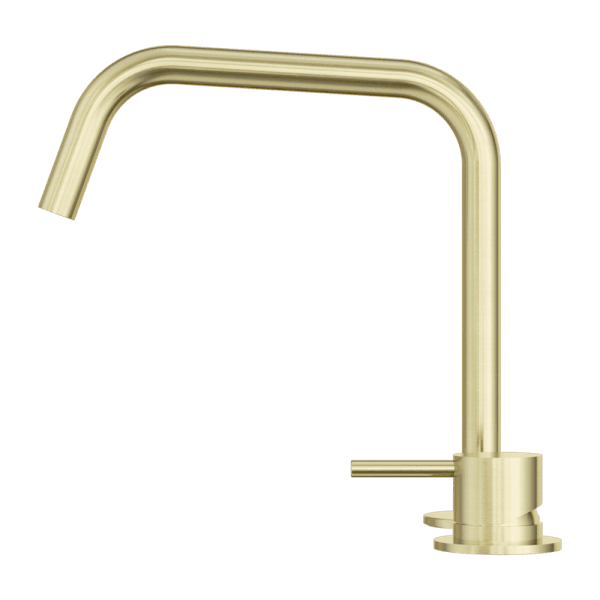 Mecca Hob Bath/Kitchen Mixer Set Edge Spout II Brushed Gold (NR221901mBG)