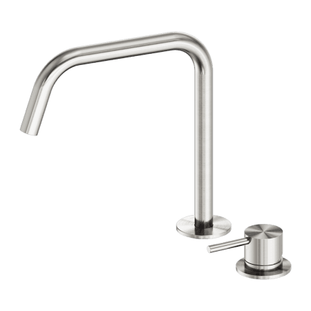 Mecca Hob Bath/Kitchen Mixer Set Edge Spout II Brushed Nickel (NR221901mBN)