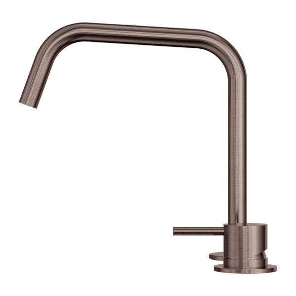 Mecca Hob Bath/Kitchen Mixer Set Edge Spout II Brushed Bronze (NR221901mBZ)