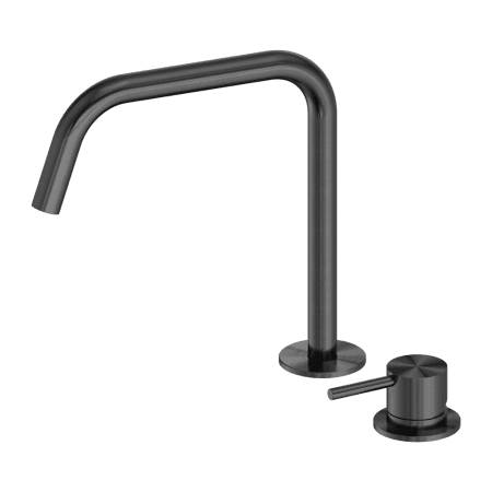 Mecca Hob Bath/Kitchen Mixer Set Edge Spout II Gun Metal (NR221901mGM)