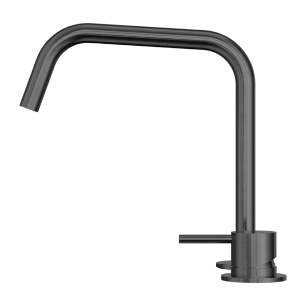 Mecca Hob Bath/Kitchen Mixer Set Edge Spout II Gun Metal (NR221901mGM)