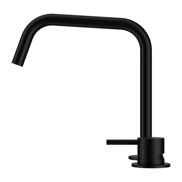Mecca Hob Bath/Kitchen Mixer Set Edge Spout II Matte Black (NR221901mMB)