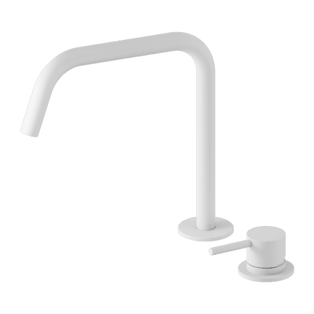 Mecca Hob Bath/Kitchen Mixer Set Edge Spout II Matte White (NR221901mMW)