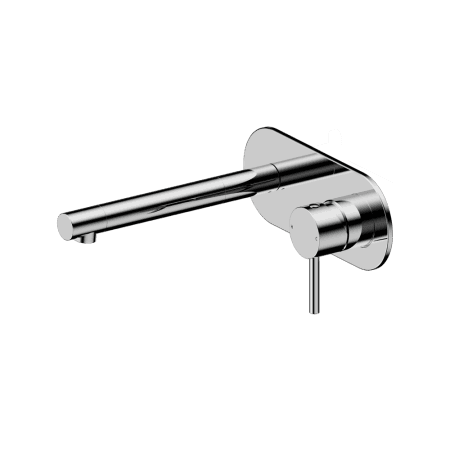 Dolce II Wall Basin/Bath Mixer Chrome (25B005CH)